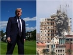 Trump said that the US military will hit Iran very hard