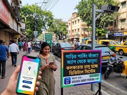 কলকাতায় 'ইউনিফায়েড ডিজিটাল পার্কিং সিস্টেম' চালু করছে পশ্চিমবঙ্গ সরকার। (ছবিটি প্রতীকী, সৌজন্যে ন্যানো ব্যানানা দিয়ে তৈরি)