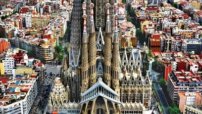 And finally, opening this year but not new by any means, the Sagrada Familia in Barcelona, Spain, brings to life the vision of the late architect Antoni Gaudi. A solemn mass performed by the pope this year officially opened it as a place of worship. It has famously been under construction of nearly 150 years. Click here for more on this and all the other structures on this list. (Shutterstock) And finally, opening this year but not new by any means, the Sagrada Familia in Barcelona, Spain, brings to life the vision of the late architect Antoni Gaudi. A solemn mass performed by the pope this year officially opened it as a place of worship. It has famously been under construction of nearly 150 years. Click here for more on this and all the other structures on this list. (Shutterstock)
