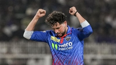 Kuldeep Yadav is having a great time at Yorkshire.