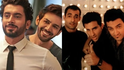 A still from Sonu Ke Titu Ki Sweety and Dil Chahta Hai