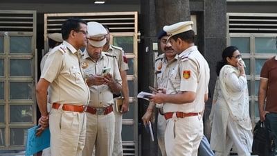 Police arrested a 28-year-old man in Ballari for allegedly killing his wife and their seven-month-old daughter (Sanjeev Verma/Hindustan Times)