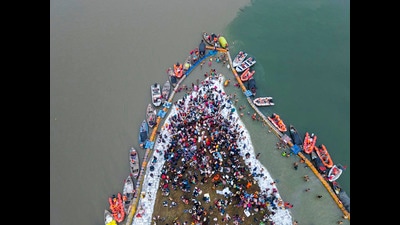 Magh Mela Officer Rishi Raj said the administration has also directed officials to expedite the tendering process for infrastructure and essential services. (FILE PHOTO) Magh Mela Officer Rishi Raj said the administration has also directed officials to expedite the tendering process for infrastructure and essential services. (FILE PHOTO)