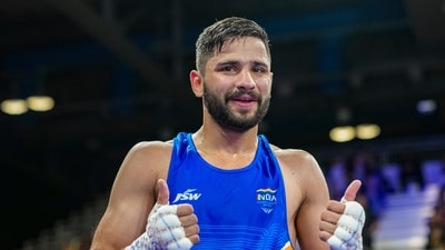 Indian boxers put on a show, winning six gold medals at the 23rd edition of the Commonwealth Games. (PTI)