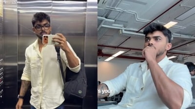 A Pune man explains why a comfortable job with no meaningful work may quietly damage career growth. (Instagram/fit.nihar) A Pune man explains why a comfortable job with no meaningful work may quietly damage career growth. (Instagram/fit.nihar)