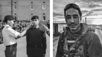 An 18-year-old 'Nims' joining the Gurkha regiment of British military in 2003; and (right) in combat gear on Special Forces duty. (Photos: British Special Boat Service/Elite Exped website) An 18-year-old 'Nims' joining the Gurkha regiment of British military in 2003; and (right) in combat gear on Special Forces duty. (Photos: British Special Boat Service/Elite Exped website)