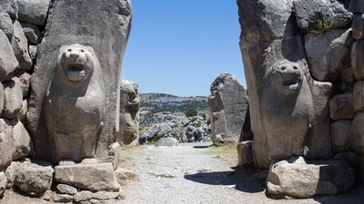 A representative image of Lion's Gate engraved with stones. (Pexels) A representative image of Lion's Gate engraved with stones. (Pexels)