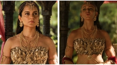 How would Kangana Ranaut look as Surpanakha in Ramayana? The AI-generated picture of her look from the film received a thumbs up from fans. In the film, it is Rakul Preet Singh who essays the role. How would Kangana Ranaut look as Surpanakha in Ramayana? The AI-generated picture of her look from the film received a thumbs up from fans. In the film, it is Rakul Preet Singh who essays the role.