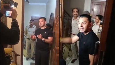 Tehseen Poonawalla claimed that a Delhi Police officer informed him that the force had received “orders from top to house arrest” him. (X/@tehseenp) Tehseen Poonawalla claimed that a Delhi Police officer informed him that the force had received “orders from top to house arrest” him. (X/@tehseenp)