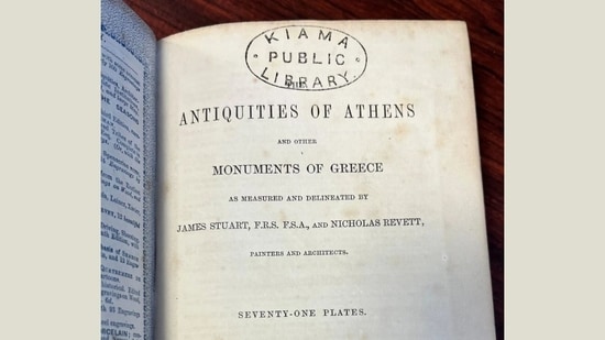 The book was discovered hidden inside a sealed fireplace during a home renovation.