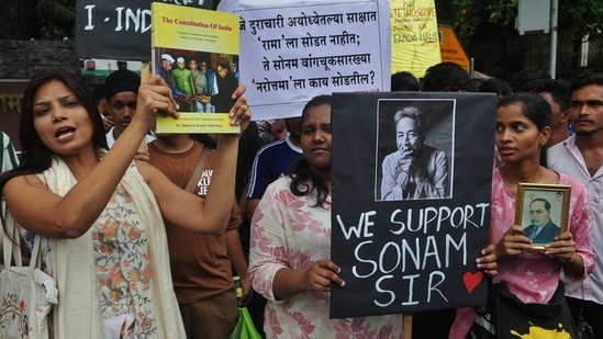 Women protesters