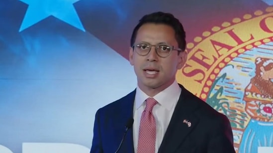 Republican gubernatorial candidate James Fishback. (Credits: X/@j_fishback)