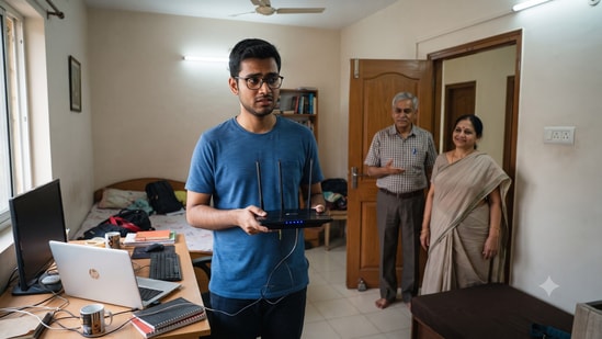 A man felt awkward after his landlords kept asking him to share his Wi-Fi connection.