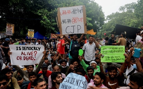 Some critics of the CJP protest have likened it to a mela, a carnival. And they are absolutely right. This protest indeed was a carnival, and that’s the reason it was successful. (Reuters)