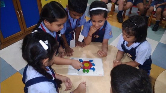Punjab school education minister Harjot Singh Bains assured the ordinance was already in force since July 13 and schools were bound by the 5% cap. (HT File)