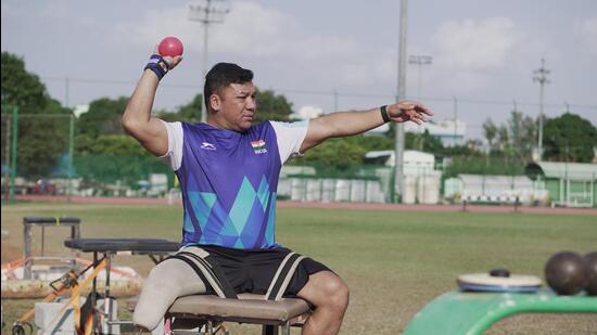 Soman Rana won gold in the men’s shot put F57 category at the Commonwealth Games in Glasgow 2026. (SAI Media)
