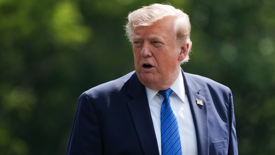 US President Donald Trump has threatened more strikes on Iran, (Pool Reuters via A)