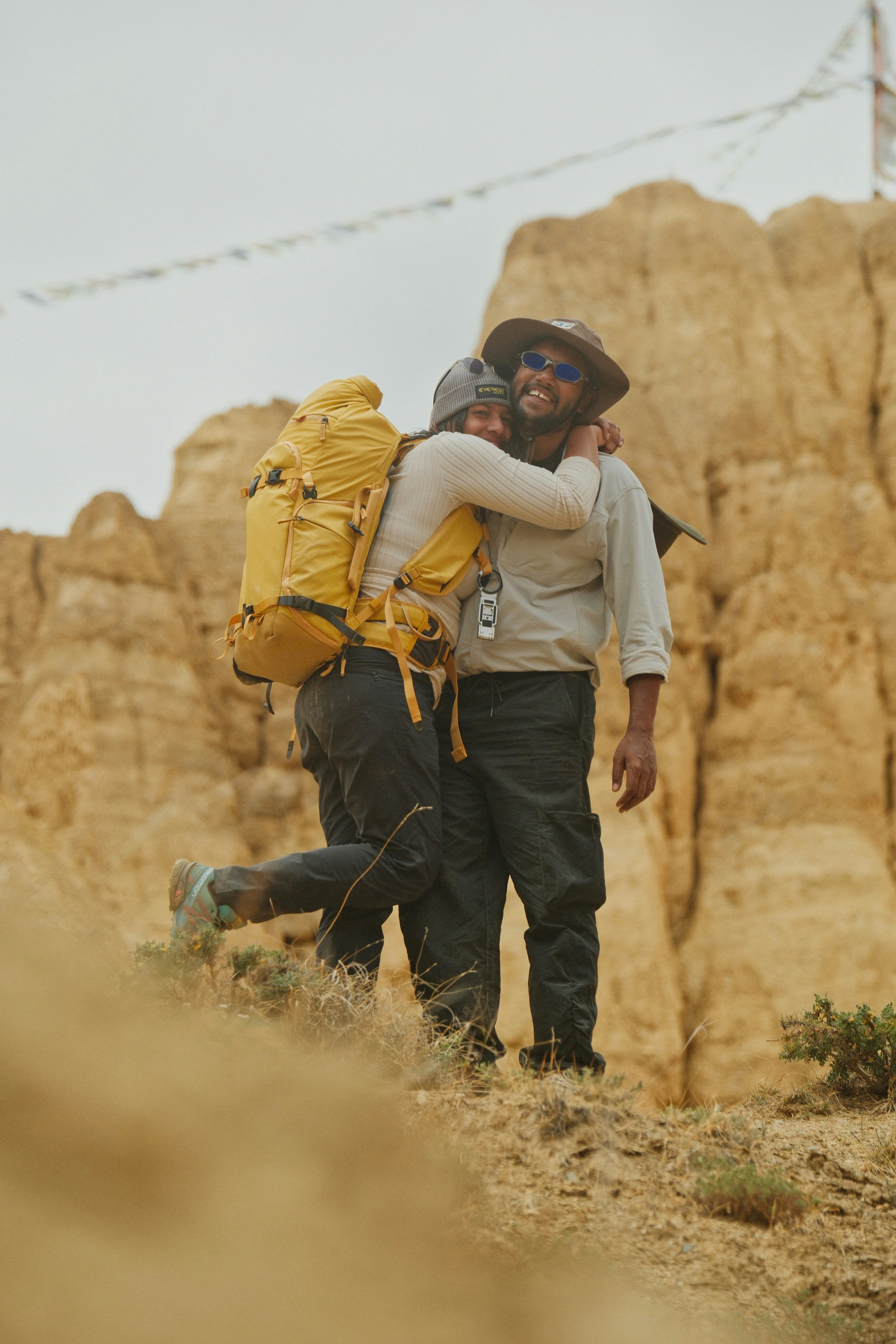 Sayan Nath with his fiancé Shanti, whom he first met on a high-altitude trek in Nepal Sayan Nath with his fiancé Shanti, whom he first met on a high-altitude trek in Nepal