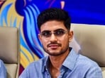 India Test and ODI skipper Shubman Gill during the logo launch of the Sher-e-Punjab T20 League at the PCA Stadium in New Chandigarh on Sunday. (PTI) India Test and ODI skipper Shubman Gill during the logo launch of the Sher-e-Punjab T20 League at the PCA Stadium in New Chandigarh on Sunday. (PTI)