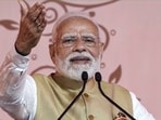 Prime Minister Narendra Modi addresses the gathering during the inauguration of Swami Vivekananda Cultural Youth Centre, in Mysuru, Karnataka.