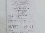 Man questions Haldiram's prices at a Delhi hospital.