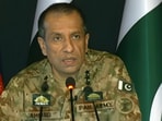 Lt Gen Ahmed Sharif Chaudhry, Director General, Inter-Services Public Relations (ISPR) of the Pak military, at a press conference in Rawalpindi on Friday, July 31.
