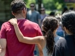 An immigrant family is seen in this representational photo.