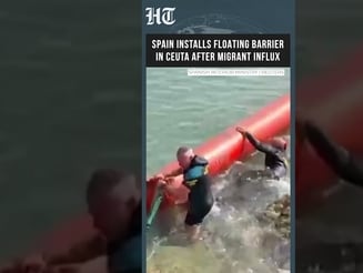 Spain Installs 500-Metre Floating Barrier in Ceuta After Mass Migrant Surge