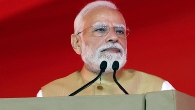 Prime Minister Narendra Modi speaks during the inauguration of the Swami Vivekananda Cultural Youth Centre - Viveka Smaraka, in Mysuru on Saturday. (ANI) Prime Minister Narendra Modi speaks during the inauguration of the Swami Vivekananda Cultural Youth Centre - Viveka Smaraka, in Mysuru on Saturday. (ANI)