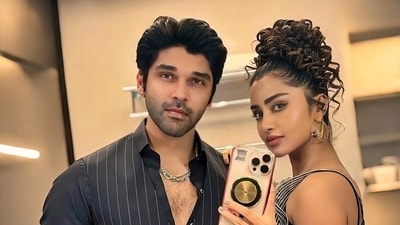 Dhruv Vikram and Anupama Parameswaran fanned the flames about them dating at an award show. Dhruv Vikram and Anupama Parameswaran fanned the flames about them dating at an award show.