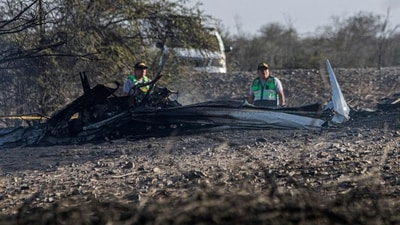 Nazca's municipal government reportedly said that the plane had departed from the nearby city of Ica and was operated by Peruvian company Aerodiana. (File Photo/AFP) Nazca's municipal government reportedly said that the plane had departed from the nearby city of Ica and was operated by Peruvian company Aerodiana. (File Photo/AFP)