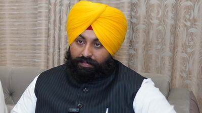 Punjab education minister Harjot Singh Bains (HT) Punjab education minister Harjot Singh Bains (HT)