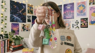 Tiny mechanical keycap keyrings are emerging as portable fidget tools (AI Generated/Gemini) Tiny mechanical keycap keyrings are emerging as portable fidget tools (AI Generated/Gemini)