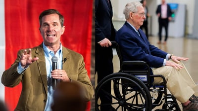 Gov. Andy Beshear (L) and Mitch McConnell (R). (File Photos) Gov. Andy Beshear (L) and Mitch McConnell (R). (File Photos)