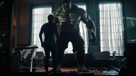 The Hulk and Spider-Man in Brand New Day.