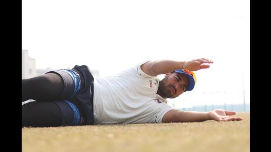 Vipraj Nigam during a training session. (File Photo)