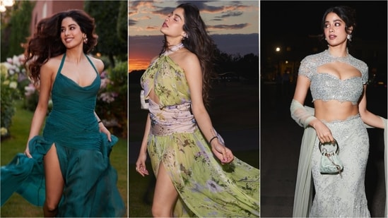 Janhvi Kapoor stuns in dreamy greens for pre-wedding events.