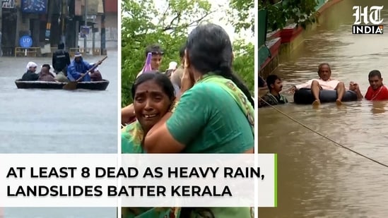 Heavy rains trigger landslides &amp; flash floods across Kerala