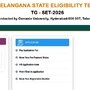 తెలంగాణ సెట్ - 2026 దరఖాస్తులు 
