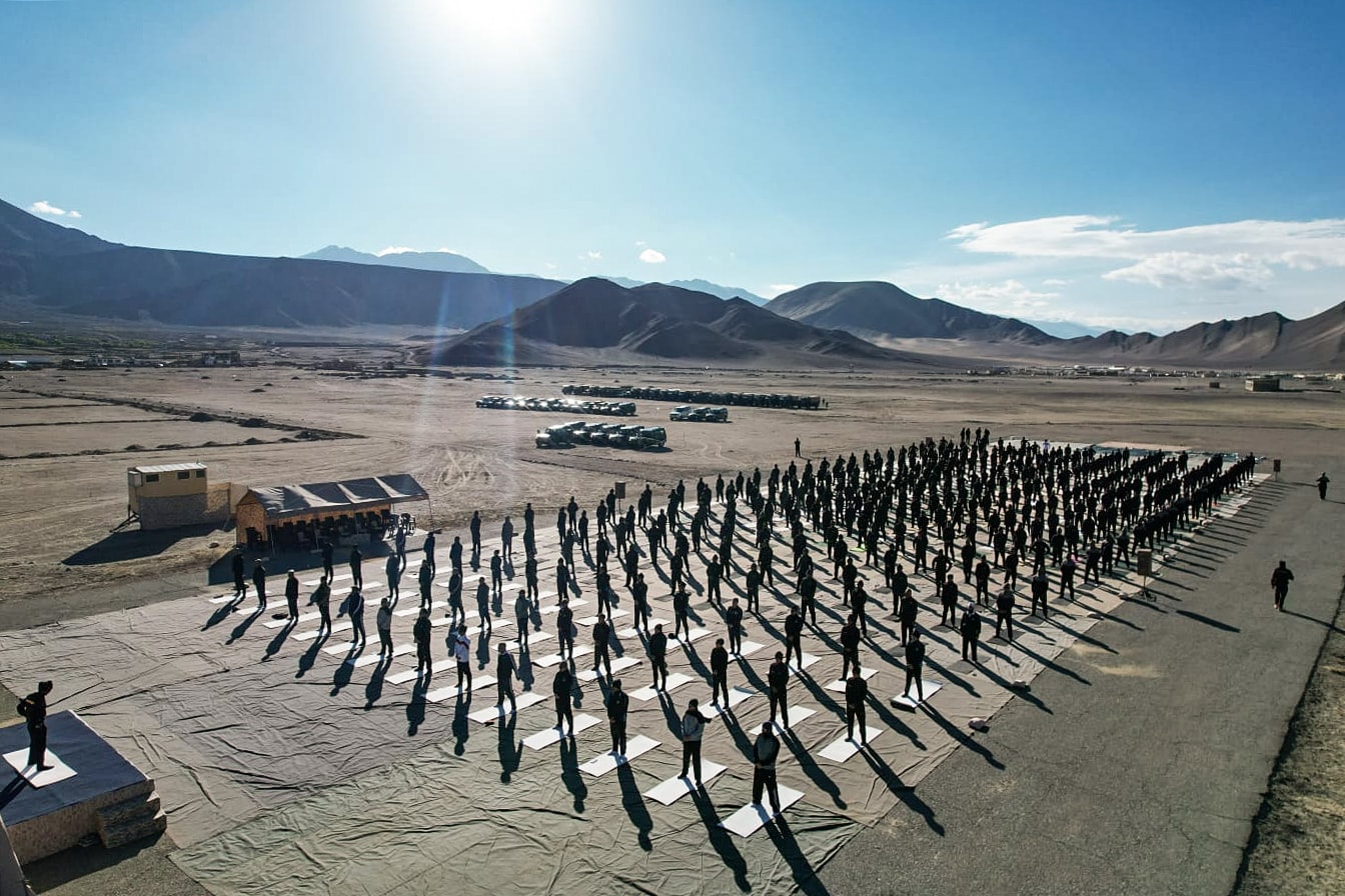 India’s ongoing balancing of China is taking place in Ladakh, where roads, bridges, tunnels and logistics hubs have gone up. (@firefurycorps/X) India’s ongoing balancing of China is taking place in Ladakh, where roads, bridges, tunnels and logistics hubs have gone up. (@firefurycorps/X)