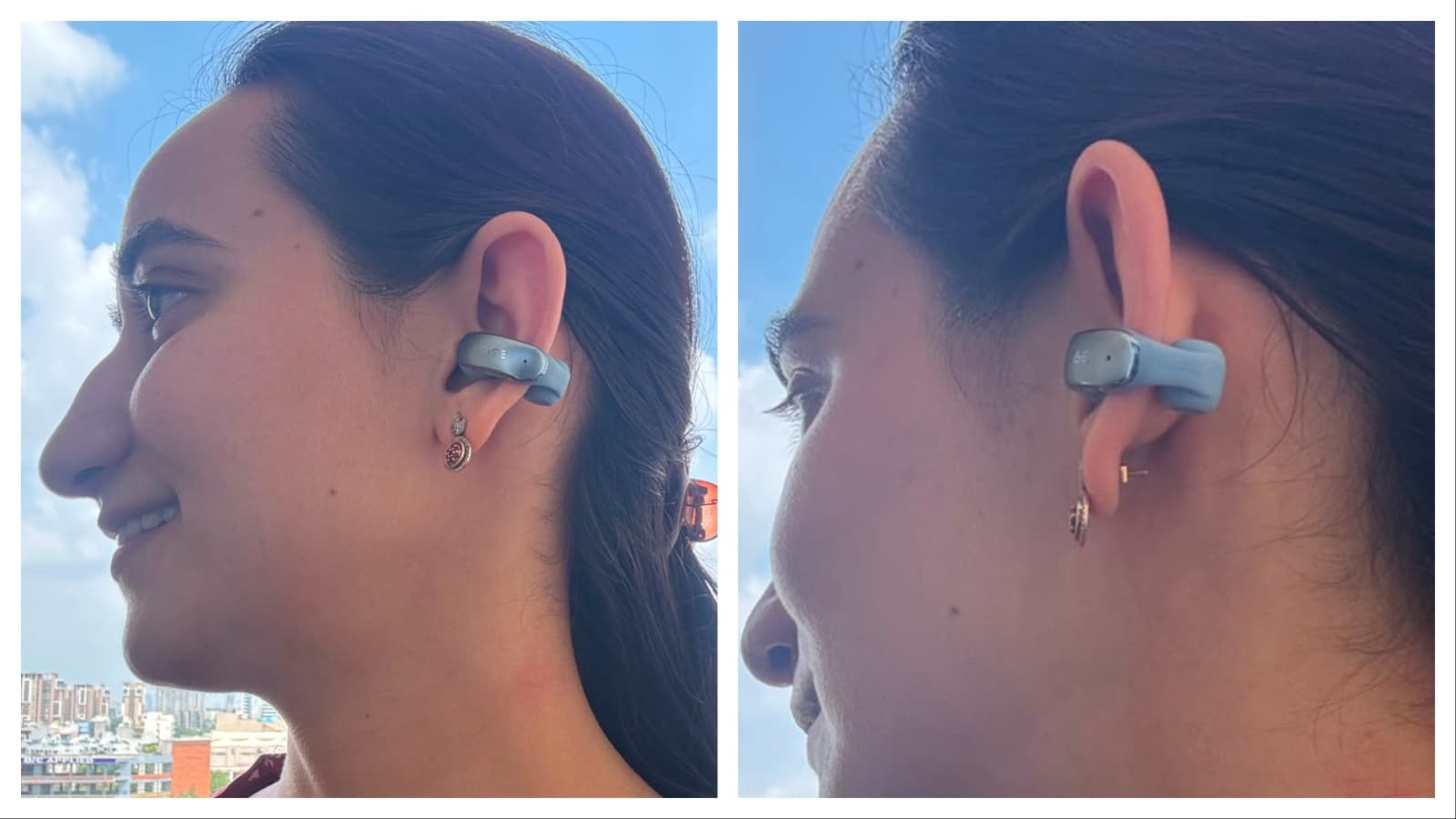 Noise ALT Clip earbuds stay securely hooked around your ears. (Aishwarya Faraswal - HT) Noise ALT Clip earbuds stay securely hooked around your ears. (Aishwarya Faraswal - HT)