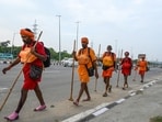 As monsoon peaks in the region, so does the pilgrimage of bringing the sacred — in the form of water from the Ganga — to one’s doorstep