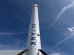 The SpaceX Falcon 9 rocket booster is shown outside the company’s facility in Hawthorne, California, US.(File Photo/Reuters)