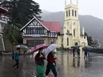 The India Meteorological Department (IMD), Shimla, has predicted below normal rainfall in most parts of the state except some parts of northern Kullu where it is likely to be near normal, during the second half of the monsoon season (August - September). (HT File)