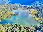 The Glaw Lake is located inside the Kamlang Tiger Reserve and Wildlife Sanctuary in Arunachal Pradesh.(X/Bhupender Yadav)