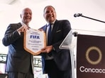 Gianni Infantino and Victor Montaglini.(X images)