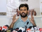Abhijeet Dipke said that the Centre has not yet paid <span class='webrupee'>₹</span>1 crore compensation to the bereaved families of students who died by suicide after NEET-UG paper was leaked.(File/ANI)