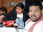 A Delhi court acquitted Brij Bhushan Sharan Singh and Vinod Tomar on Monday.