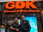 Ginny Sahni (MD GBC) and Simon Wallis (CEO GDK Intl) in Glasgow.