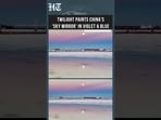Chaka Salt Lake Shines as Twilight Meets Moonlight in China